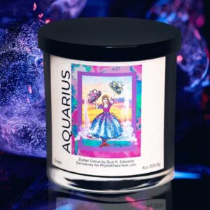 AQUARIUS Ocean Zodiac Circus Soy Candle